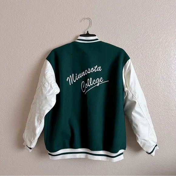 H&M Green Varsity Jacket - Picture 2 of 4